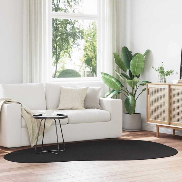 vidaXL Kusové koberce HUARTE Čierna 160 x 230 cm Polyester