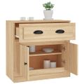 vidaXL Komoda dub sonoma 70x35,5x67,5 cm spracované drevo