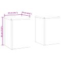 vidaXL Stojan na rastliny 2 pcs Olivovo zelená 24 x 24 x 35 cm Oceľ