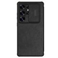 Nillkin qin pro leather case samsung S25 ultra  čierne