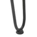 vidaXL Nohy do vlasov pre konferenčný stolík 4 ks, antracitové 42 cm, masívna oceľ