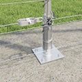 vidaXL Zvarené drôtené pletivo s betónovým základom 50 x 1,5 m