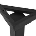 vidaXL Nohy na lavičku, rám v tvare I 105x36x42 cm