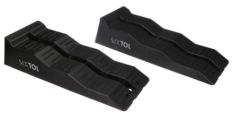 Nájezdové rampy pro auto MECHANIC CAR RAMP 4T, 2ks, černá SIXTOL