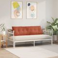 vidaXL Poduška na chrbát Červenooranžová 160 x 50 cm Kordúrová tkanina