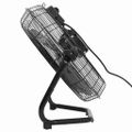vidaXL Podlahový ventilátor, 3 rýchlosti 60 cm 115,2 W, čierny