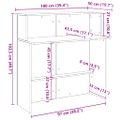 vidaXL Recepčný pult biely 100x50x103,5 cm, umelé drevo