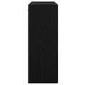 vidaXL Servírovacia skriňa Čierny dub 69,5 x 34 x 90 cm