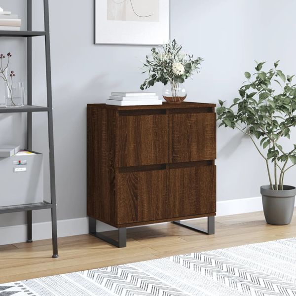 vidaXL Komoda hnedý dub 60x35x70 cm spracované drevo