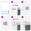 vidaXL Roleta Zatemnenie sivá 60x230 cm Šírka látky 55,7cm Polyester
