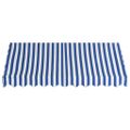 vidaXL Bistro markíza modro-biela 250x120 cm