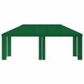 vidaXL Záhradný altánkový kryt 6 x 3 m Zelená Polyester 190 gsm