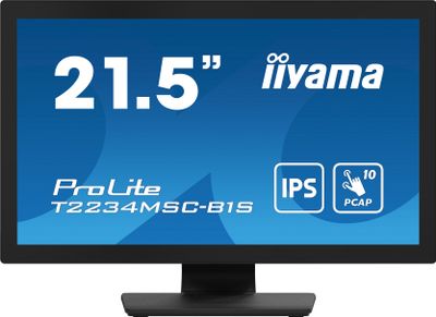 22'' LCD iiyama T2234MSC-B1S: PCAP, 10P, IPS, FHD, HDMI