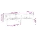 vidaXL Denná posteľ medovohnedá masívna borovica 90x200 cm
