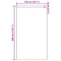 vidaXL Čipková záclona Biela 300 x 150 cm Polyester