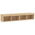 vidaXL TV skrinky s LED svetlami 2 ks dub sonoma 80x30x30 cm
