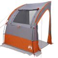 vidaXL Stan na zadné dvere auta 194 x 180 x 210 cm Šedá a oranžová