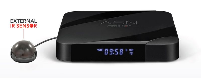 AMIKO A6N OTT, multimediálny prehrávač, 4K, LED displej