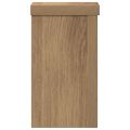 vidaXL Stojany na rastliny 2 ks dub artisan 10x10x18 cm kompoz. drevo