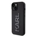Puzdro Karl Lagerfeld pre iPhone 15 6,1" KLHCP15S3DMBKCK čierne HC 3D Logo Glitter