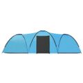 vidaXL Kempingový iglu stan 650x240x190 cm pre 8 osôb, modrý