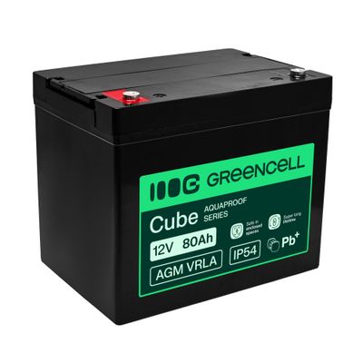 Green Cell AGM12V80AH-H VRLA bezúdržbová batéria 12V 80Ah