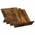 vidaXL Regál na časopisy Dymová dub 53 x 40 x 28,5 cm Kompozitné drevo