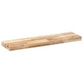 vidaXL Plávajúce police 4 ks 100x20x4 cm neošetrené masívne drevo akácia