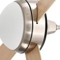 vidaXL Stropný ventilátor s osvetlením a diaľkovým ovládaním Ø 130 cm