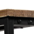 vidaXL Konzolový stolík, masívne recyklované teakové drevo 90x30x76 cm