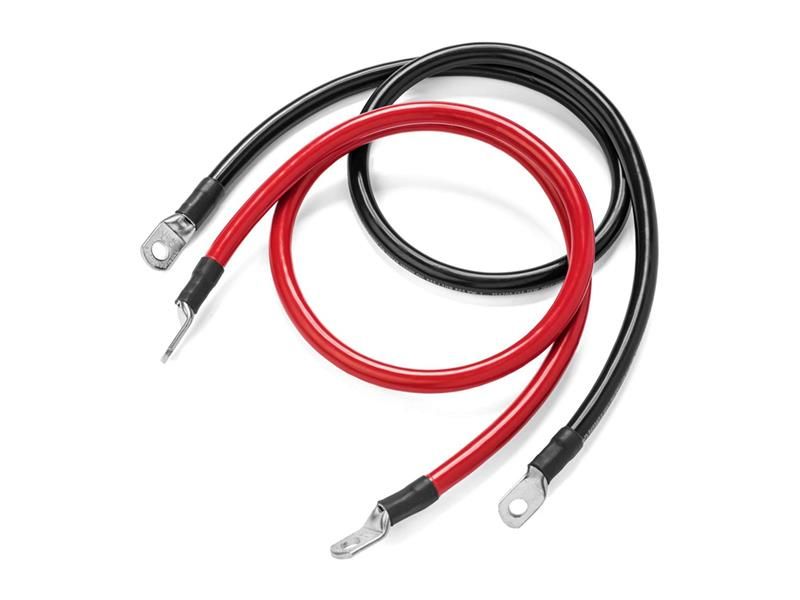 Prepojovacie káble pre batérie 60cm 6 AWG (červený + čierny)