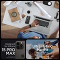 Spigen Ultra Hybrid Magsafe puzdro pre iPhone 15 Pro Max 6,7" grafitové