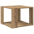 vidaXL Konferenčný stolík Artisan Dub 40x40x30 cm Konštrukčné drevo