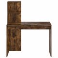 vidaXL Stôl Dymová dub 102 x 50 x 124 cm Kompozitné drevo
