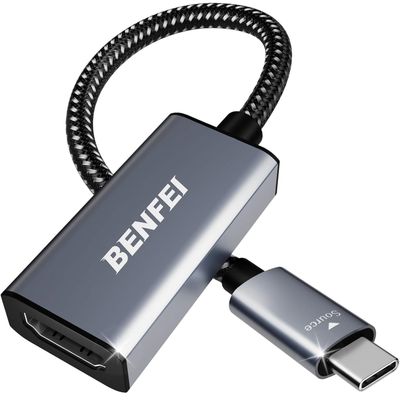Adapter BENFEI USB-C na HDMI sivý