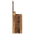 vidaXL Toaletný stolík Staré drevo 100 x 41 x 135 cm Kompozitné drevo