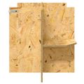 vidaXL Základňa terária Hnedá 100 x 50 x 50 cm OSB