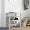 vidaXL Regál na topánky betónovosivý 61x32x70 cm spracované drevo