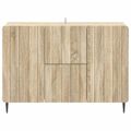 vidaXL Servírovacia skriňa so zásuvkou Dub sonoma 89 x 34,5 x 62 cm