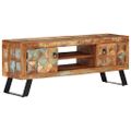 vidaXL TV skrinka 112x30x45 cm masívne recyklované drevo