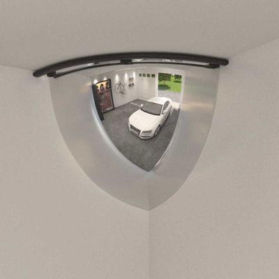 vidaXL Štvrtinové klenuté dopravné zrkadlá 2 ks Ø30 cm akryl