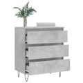 vidaXL Komoda betónovo sivá 60x35x70 cm spracované drevo