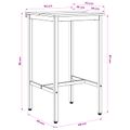 vidaXL Barový stôl 52 x 52 x 90 cm Kompozitné drevo Dub sonoma