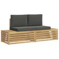vidaXL Súpravy pohoviek 3 Kus 182,5 x 63 x 73 cm