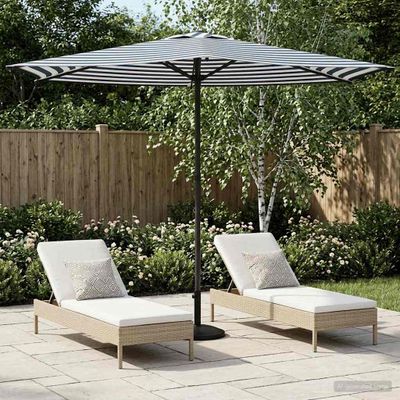vidaXL Záhradný slnečník 270 x 270 cm Polyester Obdĺžnikový