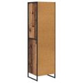 vidaXL Knižnica Staré drevo 43 x 36 x 150.5 cm Kompozitné drevo