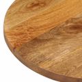 vidaXL Stolová doska 110x40x2,5 cm oválna masívny mangovník