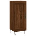 vidaXL Komoda hnedý dub 34,5x34x90 cm spracované drevo