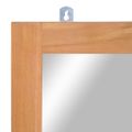 vidaXL Nástenné zrkadlo z masívneho teakového dreva 50x70 cm