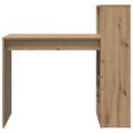 vidaXL Stôl Remeselný dub Kompozitné drevo 108 x 55 x 103.5 cm
